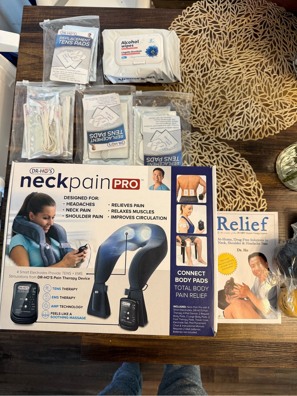 Dr.Ho Tens Machine, Neck Pain Pro & Back Pain Therapy Belt Brand new
